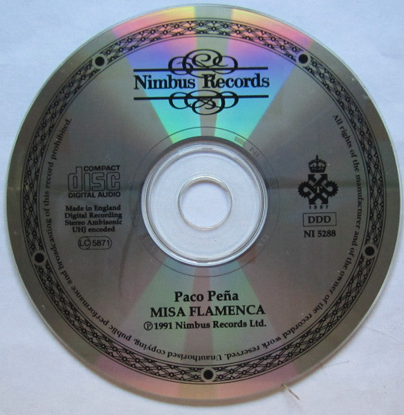 Paco Peña : Misa Flamenca (CD, Album)