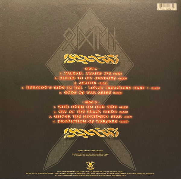 Amon Amarth : With Oden On Our Side (LP, Album, RE, RM)