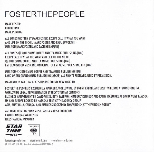 Foster The People : Torches (CD, Album)