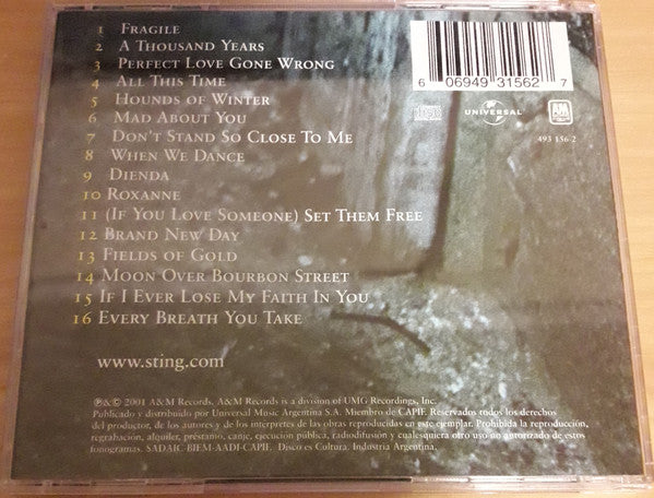 Sting : ...All This Time (CD, Album)