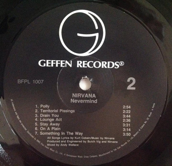 Nirvana : Nevermind (LP, Album)