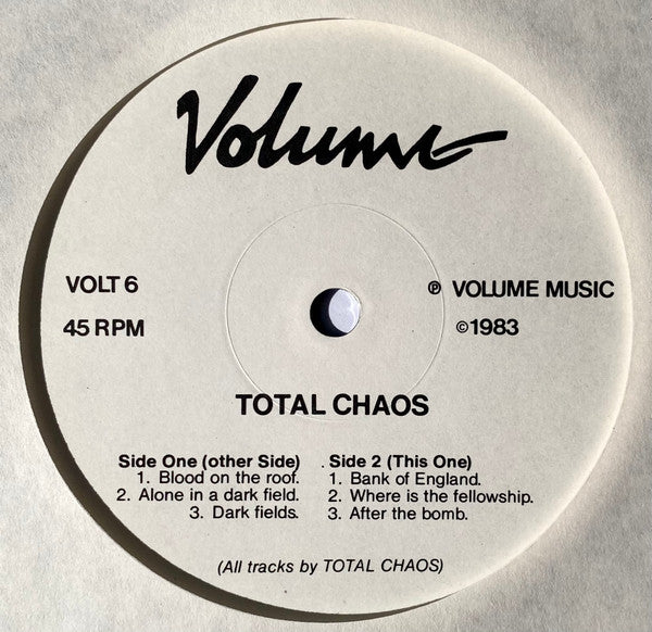Total Chaos (3) : Fields & Bombs (12")