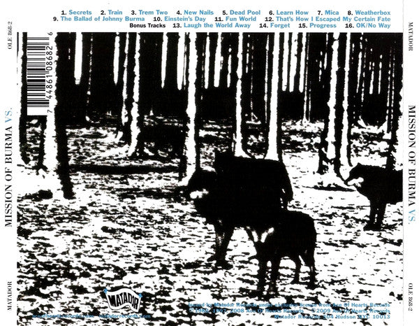 Mission Of Burma : Vs. (CD, Album)
