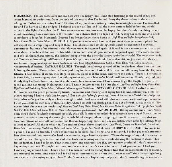 Kings Of Convenience : Riot On An Empty Street (CD, Album, Copy Prot.)