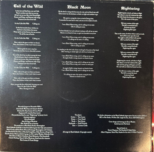 Black Sabbath : Headless Cross (LP, Album, RE)