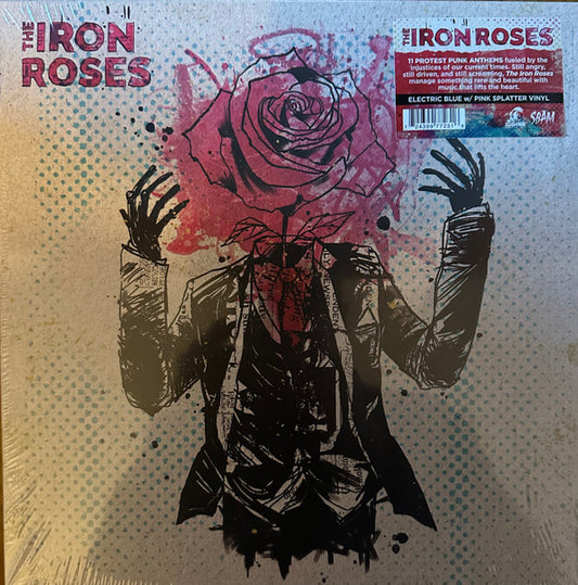 The Iron Roses : The Iron Roses  (12", Album, Ltd, RED)