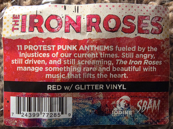 The Iron Roses : The Iron Roses  (12", Album, Ltd, RED)