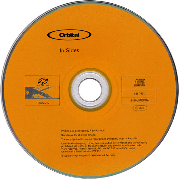 Orbital : In Sides (CD, Album)