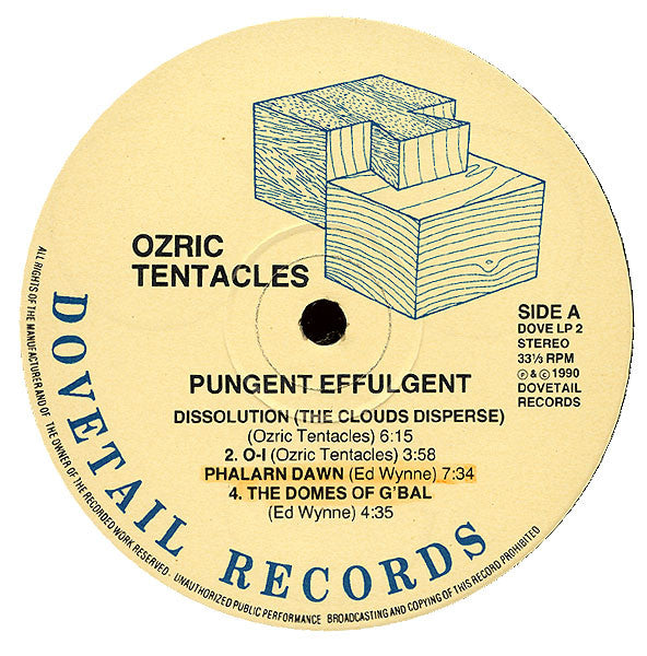 Ozric Tentacles : Pungent Effulgent (LP, Album, RE)