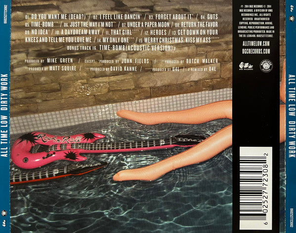 All Time Low : Dirty Work (CD, Album, EDC)