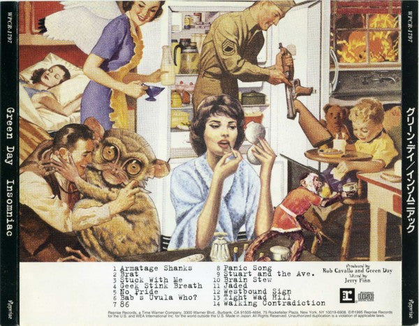 Green Day : Insomniac (CD, Album, RE)