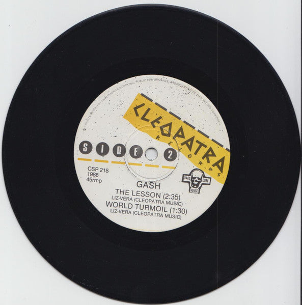 Gash (7) : The Lesson (7", EP)