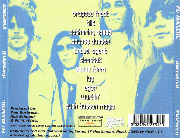 Fu Manchu : Daredevil (CD, Album, RE)