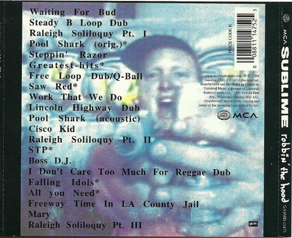 Sublime (2) : Robbin' The Hood (CD, Album, RE)
