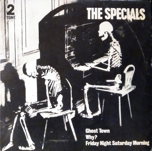 The Specials : Ghost Town / Why? / Friday Night Saturday Morning (7", Single, Sil)