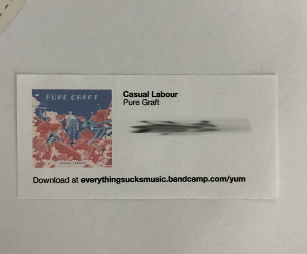 Pure Graft : Casual Labour (12", EP, Ltd, Whi)