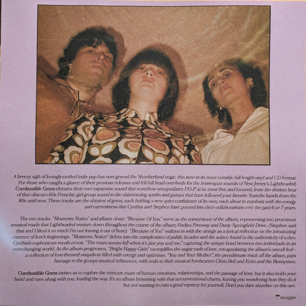 Lightheaded (2) : Combustible Gems (LP, Album, Ltd, Bab)