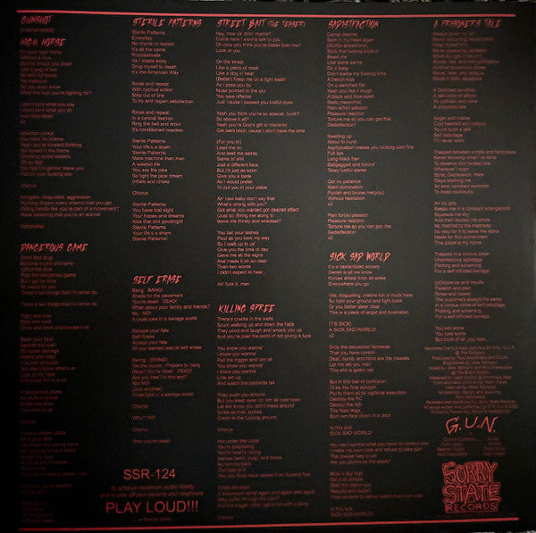 G.U.N. (2) : G.U.N. (LP, Album, Yel)