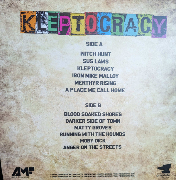 Ferocious Dog : Kleptocracy  (LP, Album)