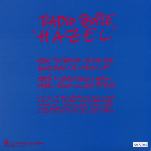 Radio People : Hazel (LP, Album, Ltd)