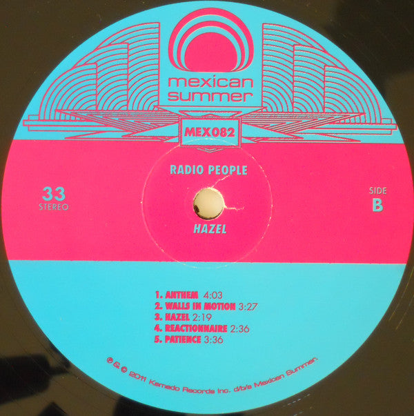 Radio People : Hazel (LP, Album, Ltd)