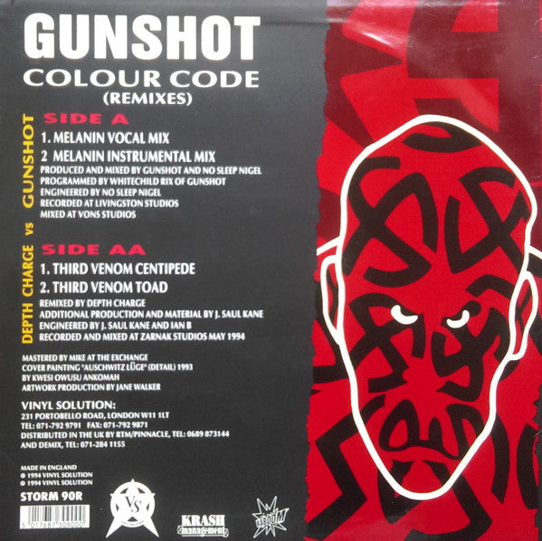 Gunshot : Colour Code (Remixes) (12")