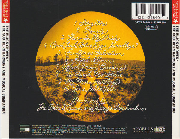 The Black Crowes : The Southern Harmony And Musical Companion (CD, Album, RE)
