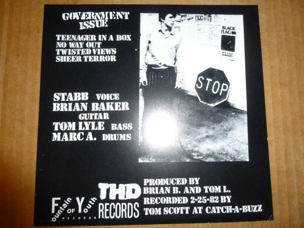 Government Issue : Make An Effort EP (7", EP, RE, Cle)