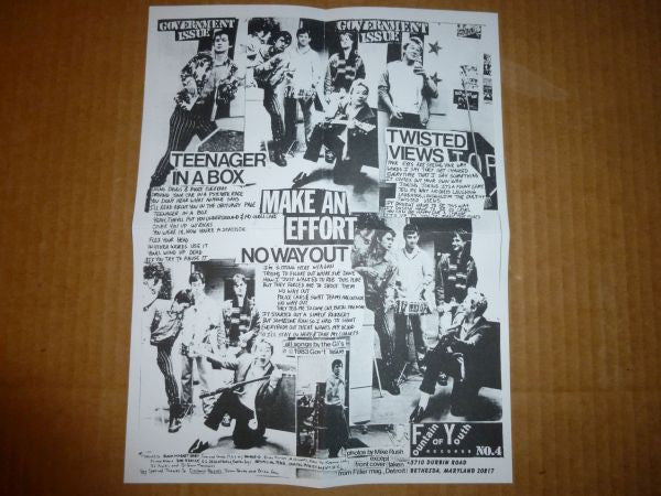Government Issue : Make An Effort EP (7", EP, RE, Cle)
