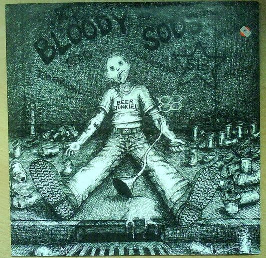 Bloody Sods : Beer Junkie (LP, Album, Red)