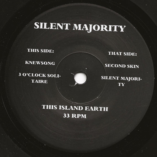 Silent Majority (3) : This Island Earth (7")
