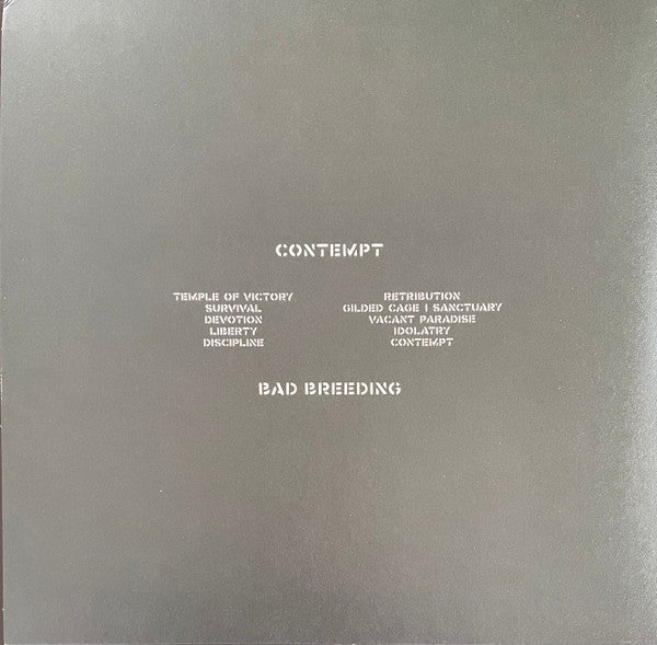 Bad Breeding : Contempt (LP, Album, Ltd, Cle)