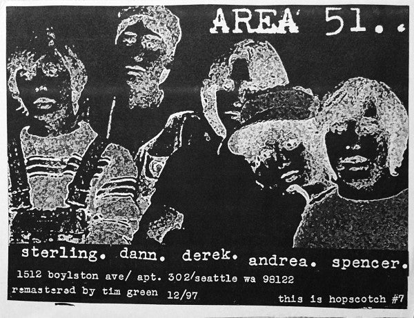 Area 51 (16) : Discography (10", Comp, Mat)