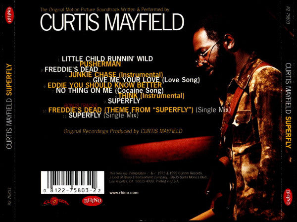 Curtis Mayfield : Superfly (CD, Album, RE, RM)