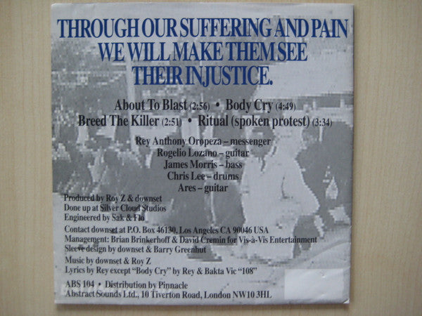 downset. : Our Suffocation (7", Single)