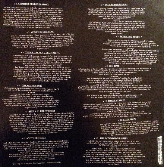 One Man Army (2) : Dead End Stories (LP, Album)