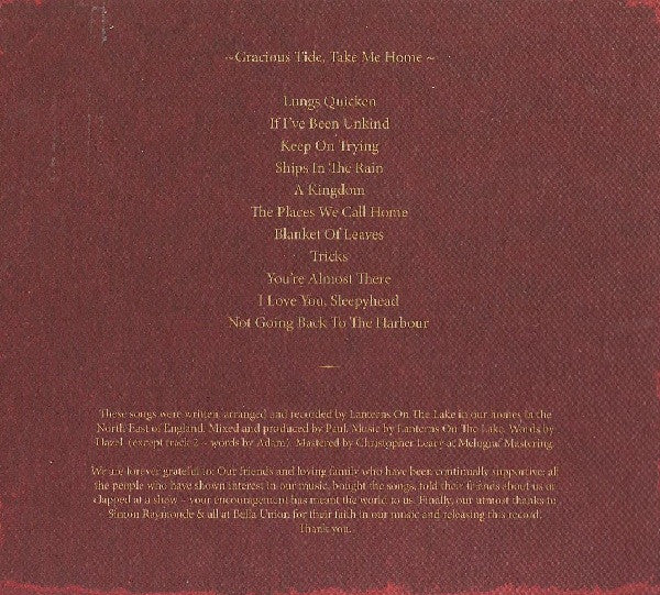 Lanterns On The Lake : Gracious Tide, Take Me Home (CD, Album)