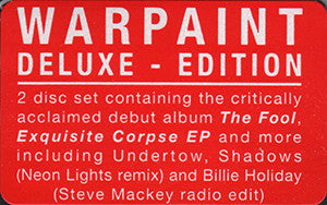 Warpaint : The Fool / Exquisite Corpse EP (CD, Album + CD, EP + Dlx)