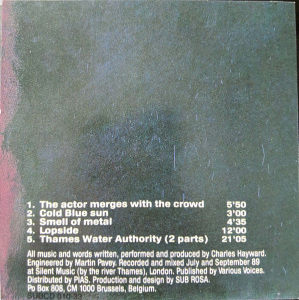 Charles Hayward : Skew-Whiff · A Tribute To Mark Rothko (CD, Album)