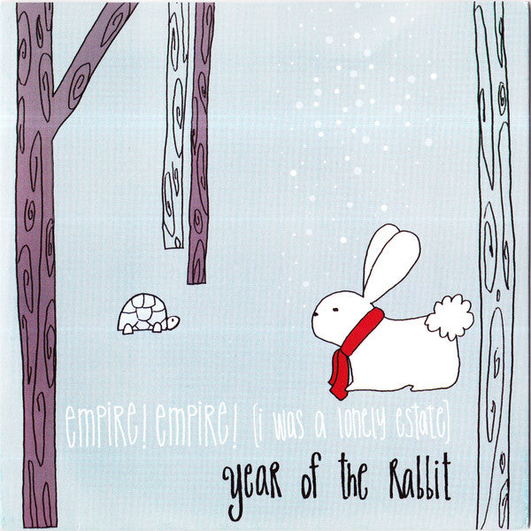 Empire! Empire! (I Was A Lonely Estate) : Year Of The Rabbit (7", Single, Whi + CDr)