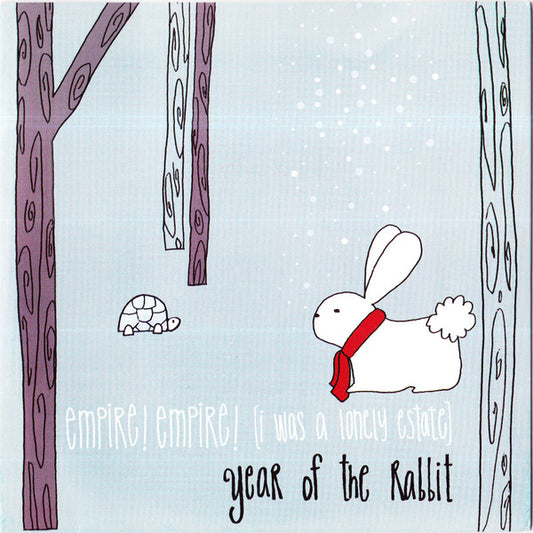 Empire! Empire! (I Was A Lonely Estate) : Year Of The Rabbit (7", Single, Whi + CDr)