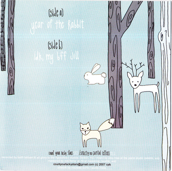 Empire! Empire! (I Was A Lonely Estate) : Year Of The Rabbit (7", Single, Whi + CDr)
