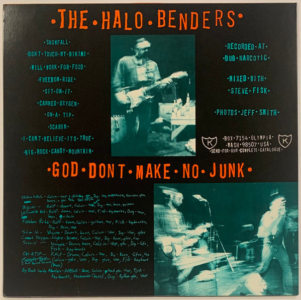The Halo Benders : God Don't Make No Junk (LP, Album)