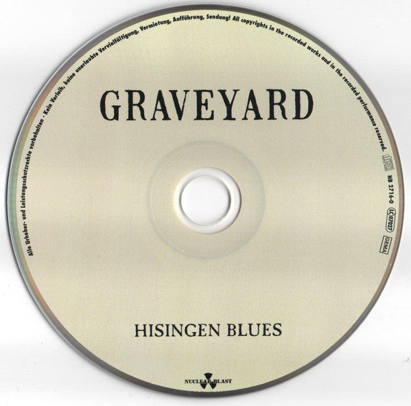 Graveyard (3) : Hisingen Blues (CD, Album, Ltd, Dig)