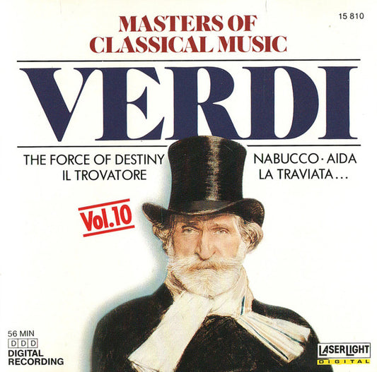 Verdi* : Masters Of Classical Music, Vol.10: Verdi (CD, Comp)