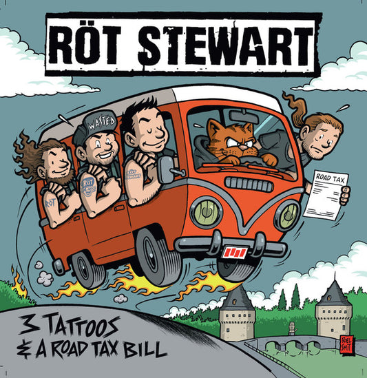 Röt Stewart : 3 Tattoos & A Road Tax Bill (LP, S/Sided)