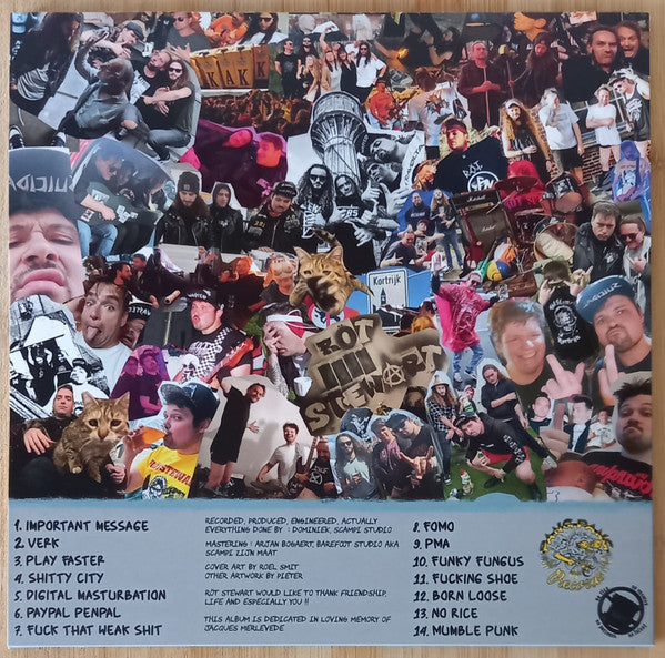 Röt Stewart : 3 Tattoos & A Road Tax Bill (LP, S/Sided)