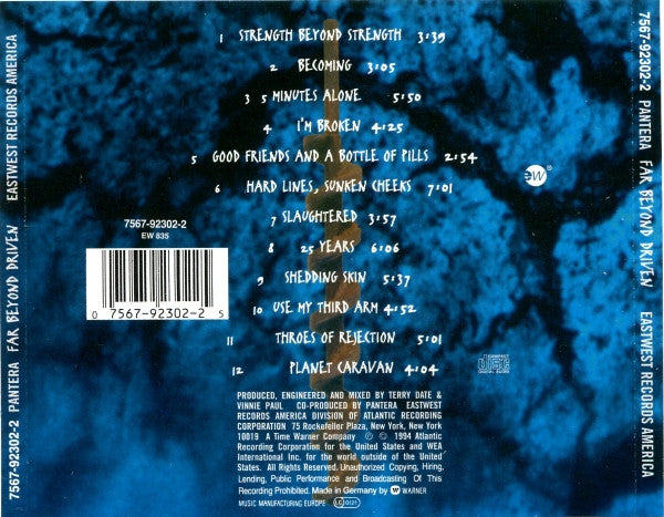 Pantera : Far Beyond Driven (CD, Album, RP)