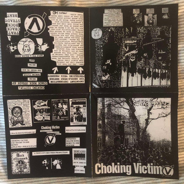Choking Victim : Crack Rock Steady EP / Squatta's Paradise Split CD (CD, Comp)