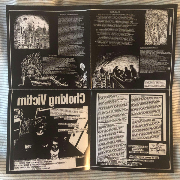 Choking Victim : Crack Rock Steady EP / Squatta's Paradise Split CD (CD, Comp)